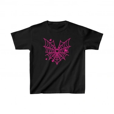 Baskılı T-Shirt - Siyah -