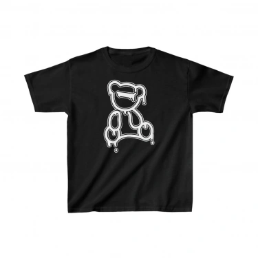 Baskılı T-Shirt - Siyah -