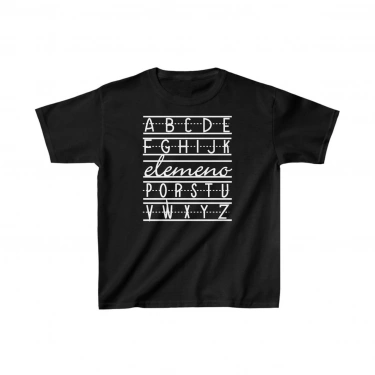 Baskılı T-Shirt - Siyah -