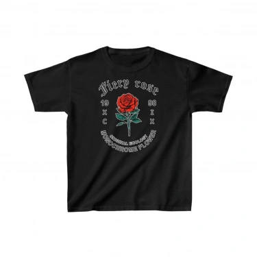 Baskılı T-Shirt - Siyah -