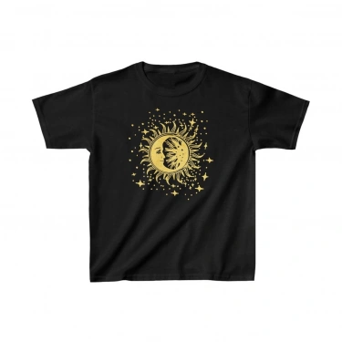Baskılı T-Shirt - Siyah -