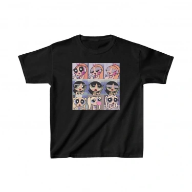 Baskılı T-Shirt - Siyah -