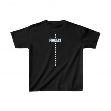 Baskılı T-Shirt - Siyah -