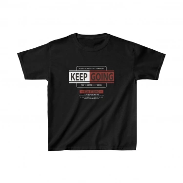 Baskılı T-Shirt - Siyah -