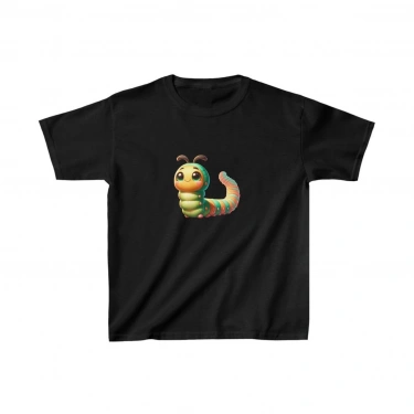 Baskılı T-Shirt - Siyah -