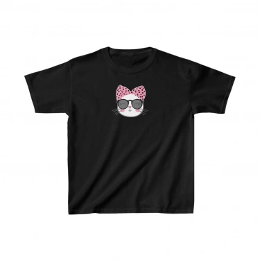 Baskılı T-Shirt - Siyah -