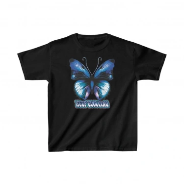Baskılı T-Shirt - Siyah -