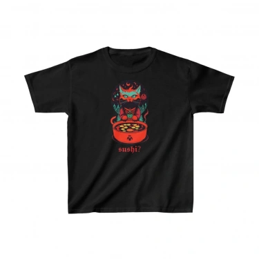 Baskılı T-Shirt - Siyah -