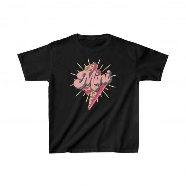 Baskılı T-Shirt - Siyah -