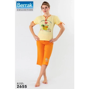 Berrak Kadın Floklu Kravize Atlet Elastane 2174