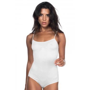 Beyaz  1923 Soft İp Askılı Çıtçıtlı Body