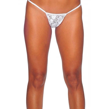 Beyaz Dantelli Tanga TM1165