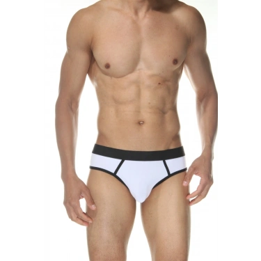 Beyaz Jockstrap Erkek İç Giyim