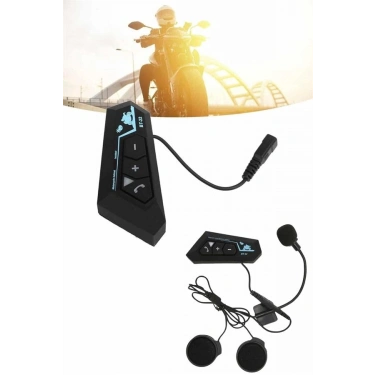 Bluetooth Kask Kulaklığı Intercom 5.0 Bluetooth Android ve İOS Uyumlu