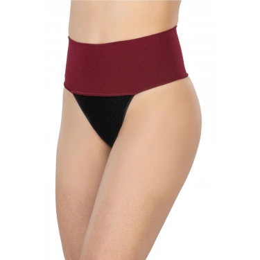 Bordo MI 2048 Seamless Çift Renk String Korse