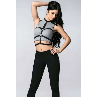 Boyundan Bağlı 3 Sıralı Şık Harness - 55