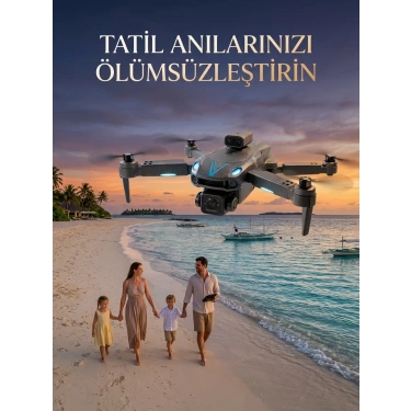 Canlı Görüntü Aktarımlı Katlanabilir Kamera Dron