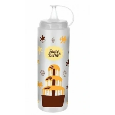 Çikolata Sos Şişesi - Şeffaf  - 700 Ml