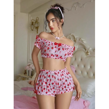 ÇİLEKLİ BUSTİYER TAKIMI