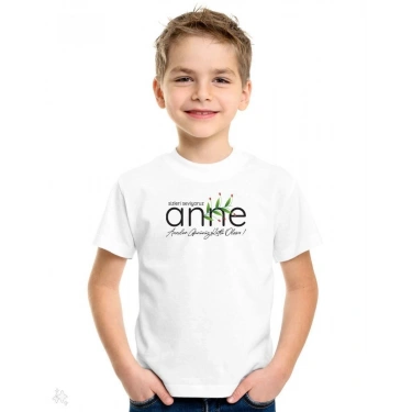 Çocuk Baskılı T-Shirt - Beyaz