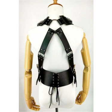 Deri Harness, Şık Deri Kadın Kemer - 1419