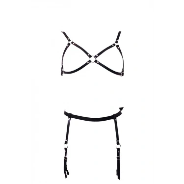 Deri Jartiyer Takım Harness - 228