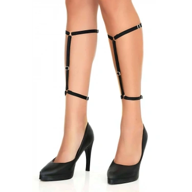 Diz Altı Seksi Lastik Harness - 175