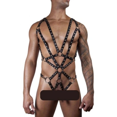 Erkak Lastik Body Harness - m183