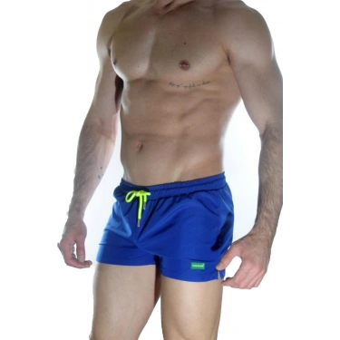 Erkek Mavi Mini Mayo Short