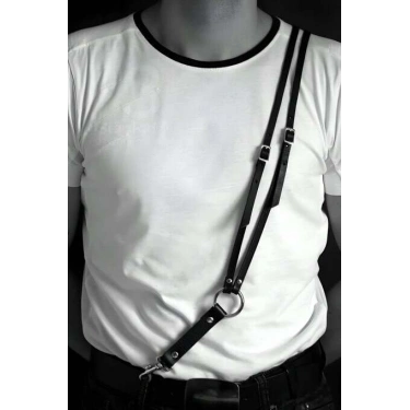 Erkek Omuzdan Askılı Göğüs Harness - m98