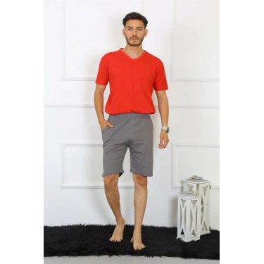 Erkek Pamuk Füme Şort