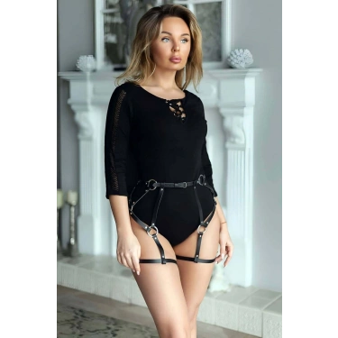Fantazi Deri Jartiyer Harness - 854