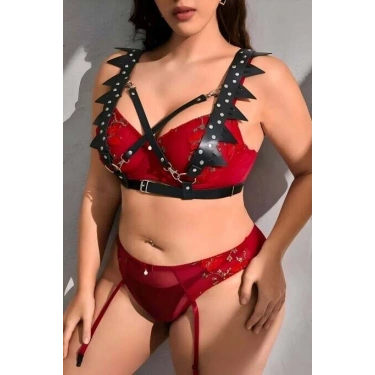 Fantazi Deri Seksi Göğüs Harness - 1166