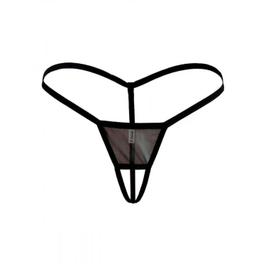Fantazi İç Giyim Kadın Mini Siyah Fantezi G String