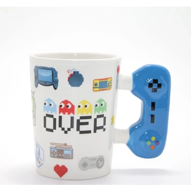 Game Over Porselen Kupa Bardak