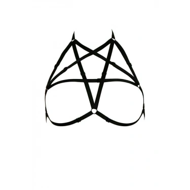Göğüs Bölgesi Şık Pentagram Harness - 170