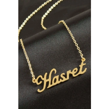 Hasret isimli kolye (Kişiye Özel)