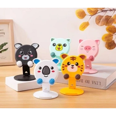 Hayvan Figürlü Masaüstü Telefon Standı 5 Model (K95)