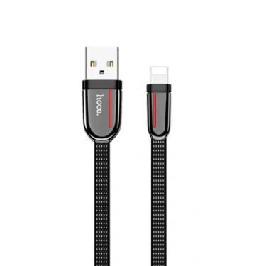 Hoco. U74 USB to Lightning Şarj Data Kablosu - Siyah