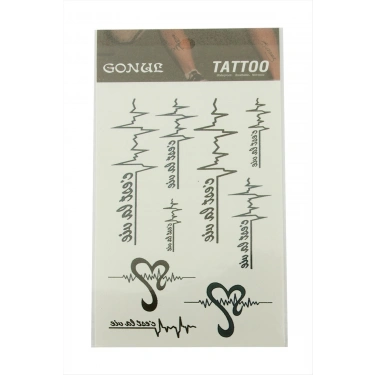 İmzalı Tattoo Dövme Sticker