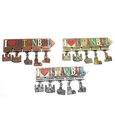 İstanbul Temalı Metal Magnet