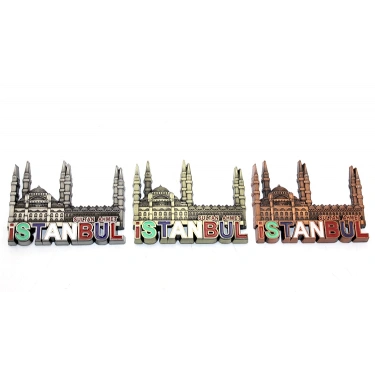 İstanbul Temalı Metal Magnet