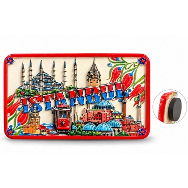İstanbul Temalı Polyester Magnet