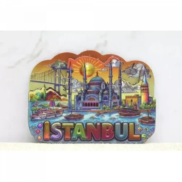 İstanbul Temalı Silikon Buzdolapı Süsü Magnet