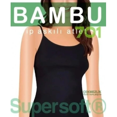Kadın Atlet - Bambu İp Askılı