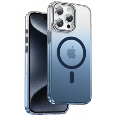 Keephone Apple iPhone 15 Pro Max Aurora Pro Magsafe Kılıf - Mavi