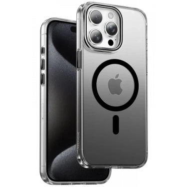 Keephone Apple iPhone 15 Pro Max Aurora Pro Magsafe Kılıf - Siyah