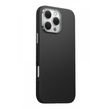 Keephone Apple iPhone 16 Pro Max Kevlar Caiser Magsafe Kapak - Siyah