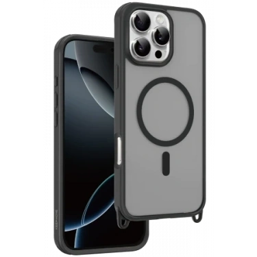 Keephone Apple iPhone 16 Pro Max MagArmor Magsafe Kılıf - Siyah