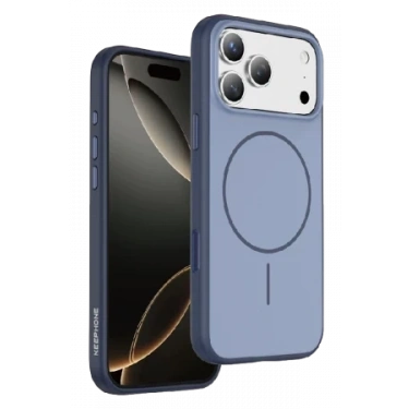 Keephone Apple iPhone 17 Pro/18 Pro Sumee Magsafe Kapak - Mavi
